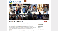 Desktop Screenshot of capromise.org